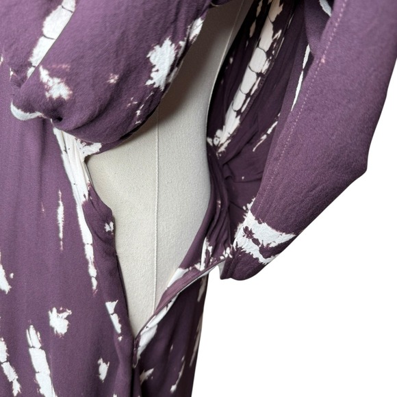 Young Fabulous & Broke Thea High Low Maxi Dress Purple Resort Wear size Small - Picture 6 of 7